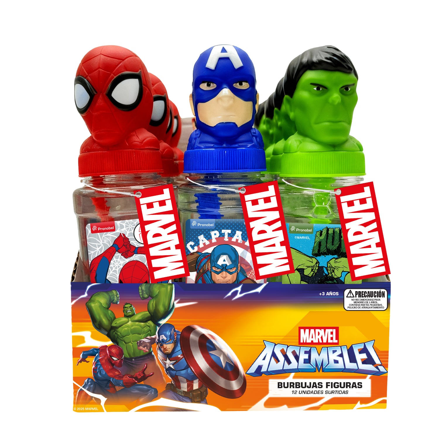 Burbujas Figura 3D Avengers | Marvel